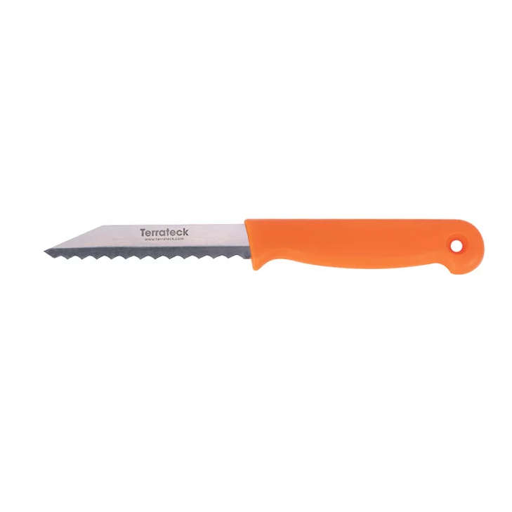 Flexibel kniv med tandat blad